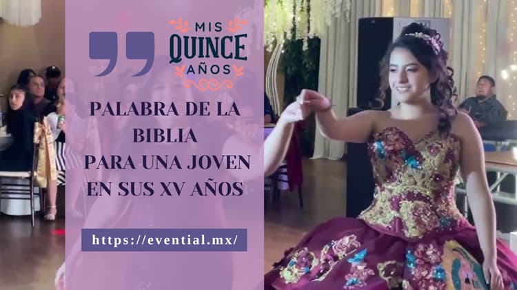 Palabra de la Biblia para un joven en sus XV años